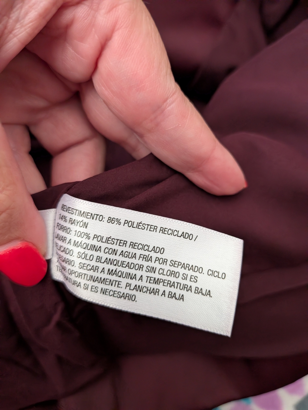 a new day Women's Burgundy Double-Breasted Blazer - Picture 7 of 7